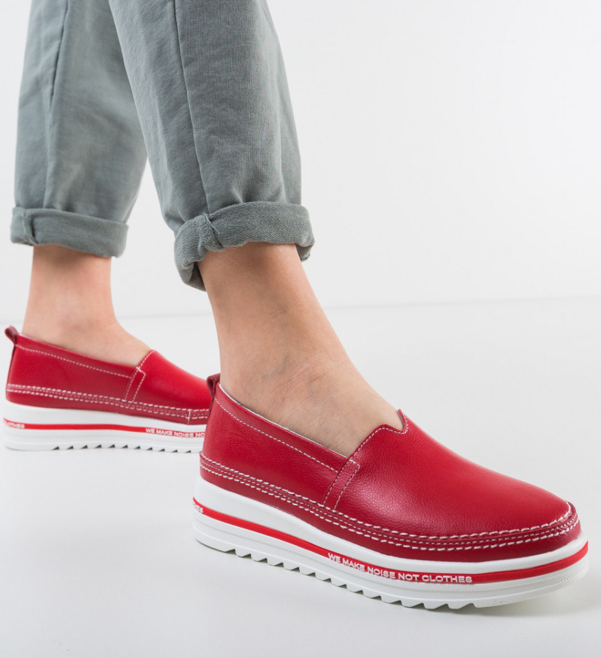 Καθημερινά παπούτσια Fabien Κόκκινα