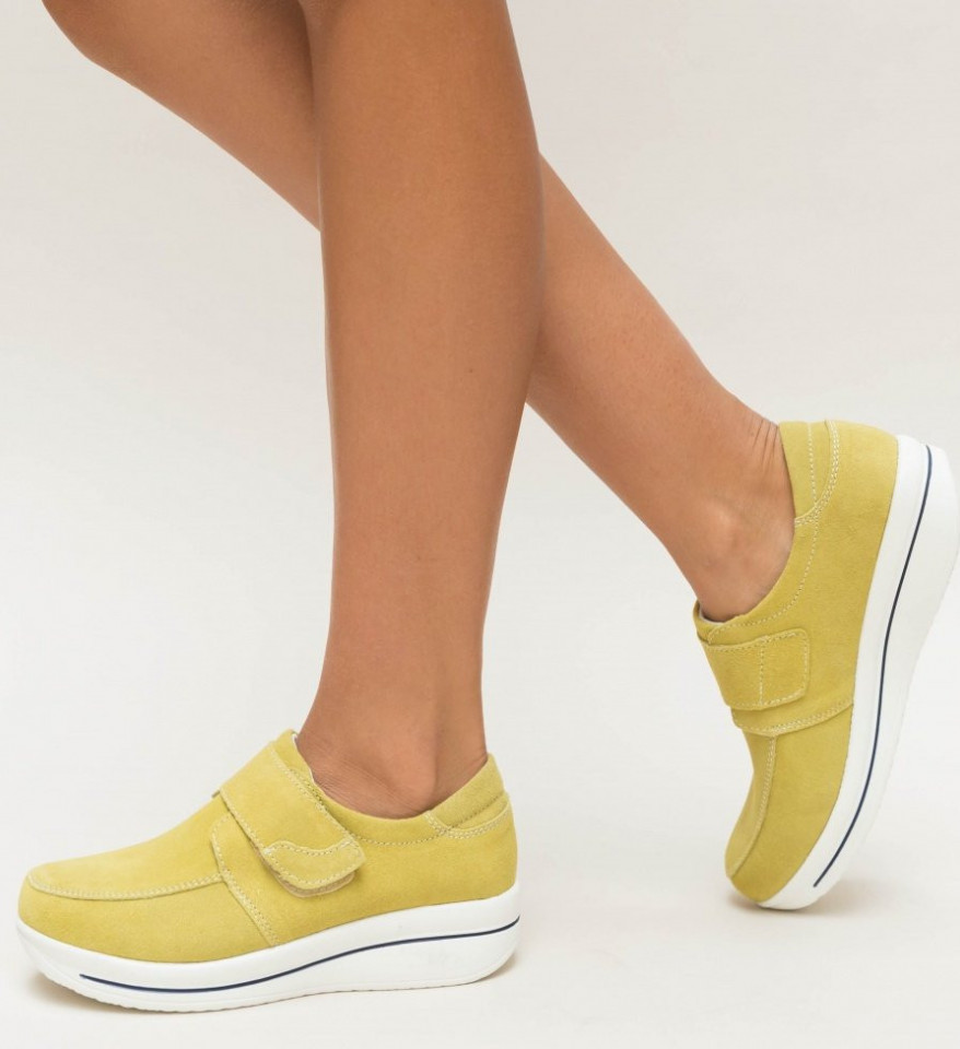 Καθημερινά παπούτσια Iron Κίτρινα