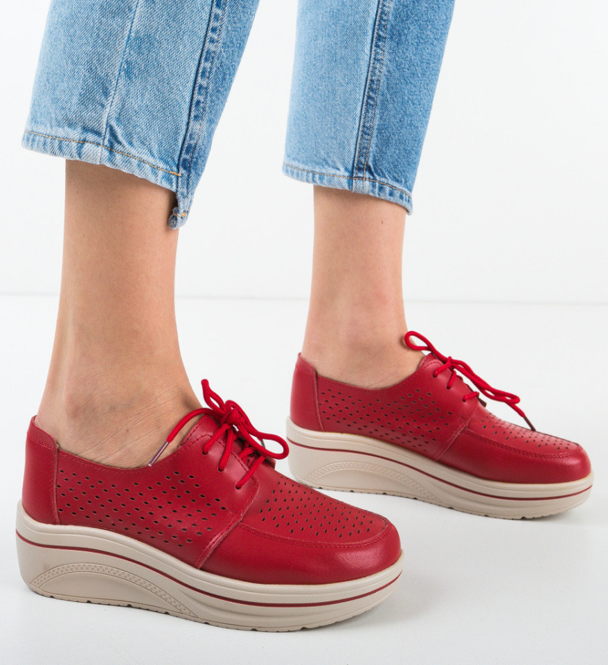 Καθημερινά παπούτσια Litiani Κόκκινα