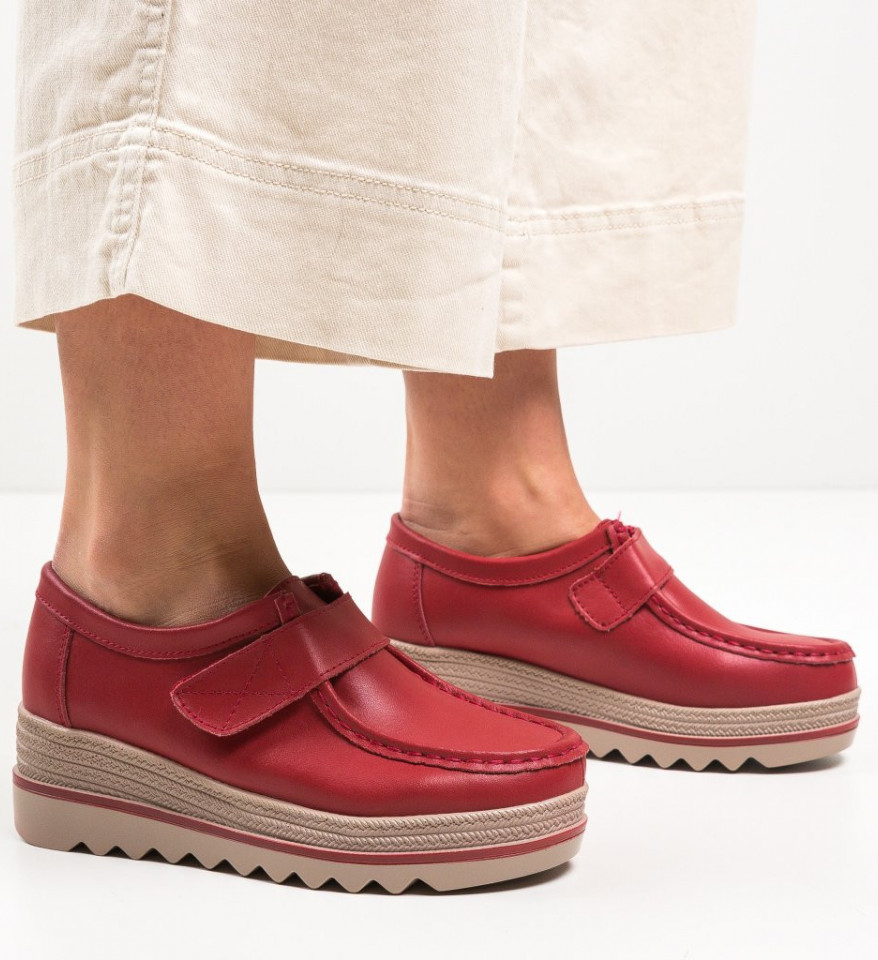 Καθημερινά παπούτσια Straif Κόκκινα