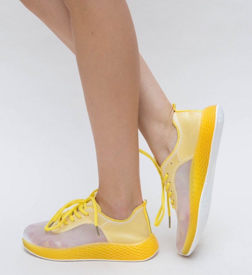 Αθλητικά παπούτσια Demes Κίτρινα