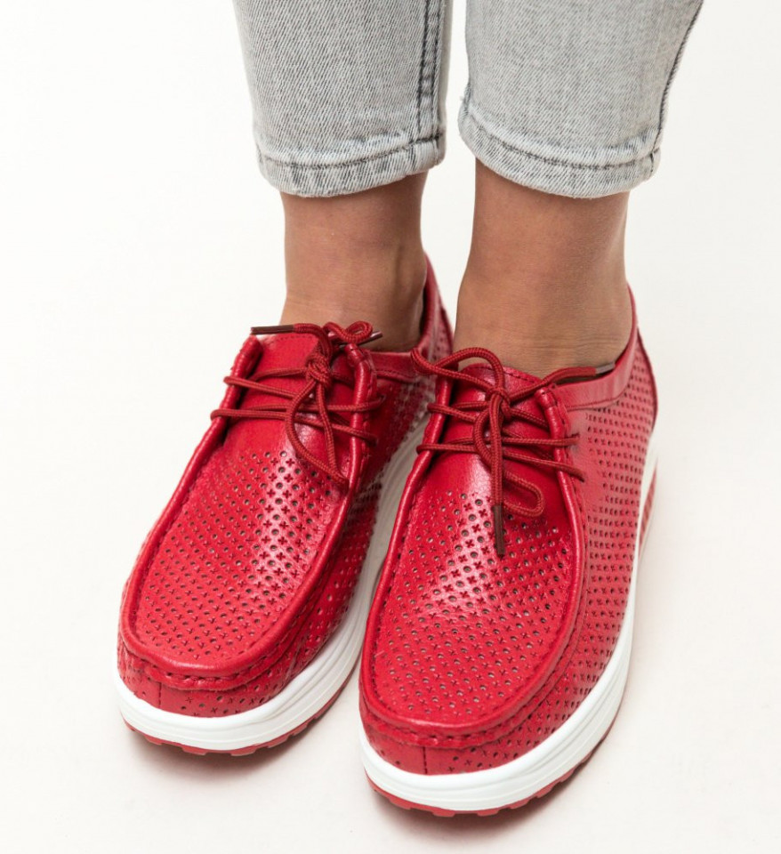 Καθημερινά παπούτσια Blanken Κόκκινα