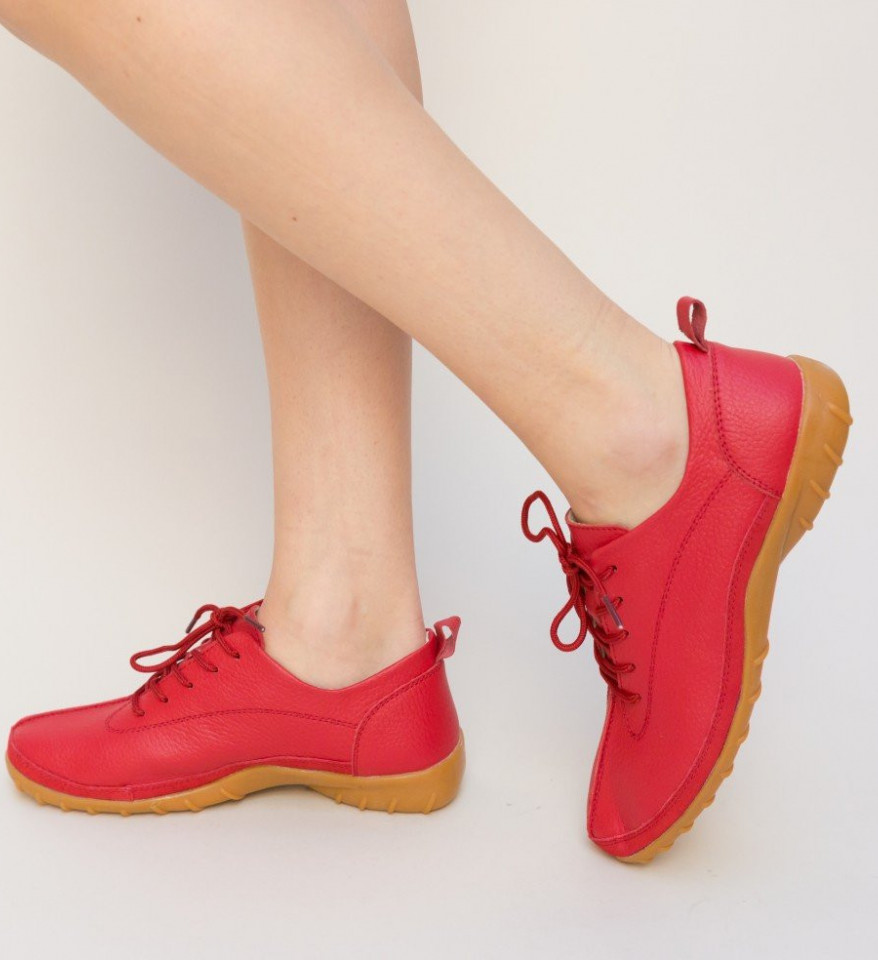 Καθημερινά παπούτσια Escan Κόκκινα
