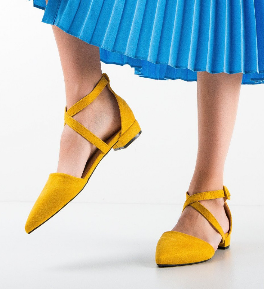 Καθημερινά παπούτσια Ewen Κίτρινα