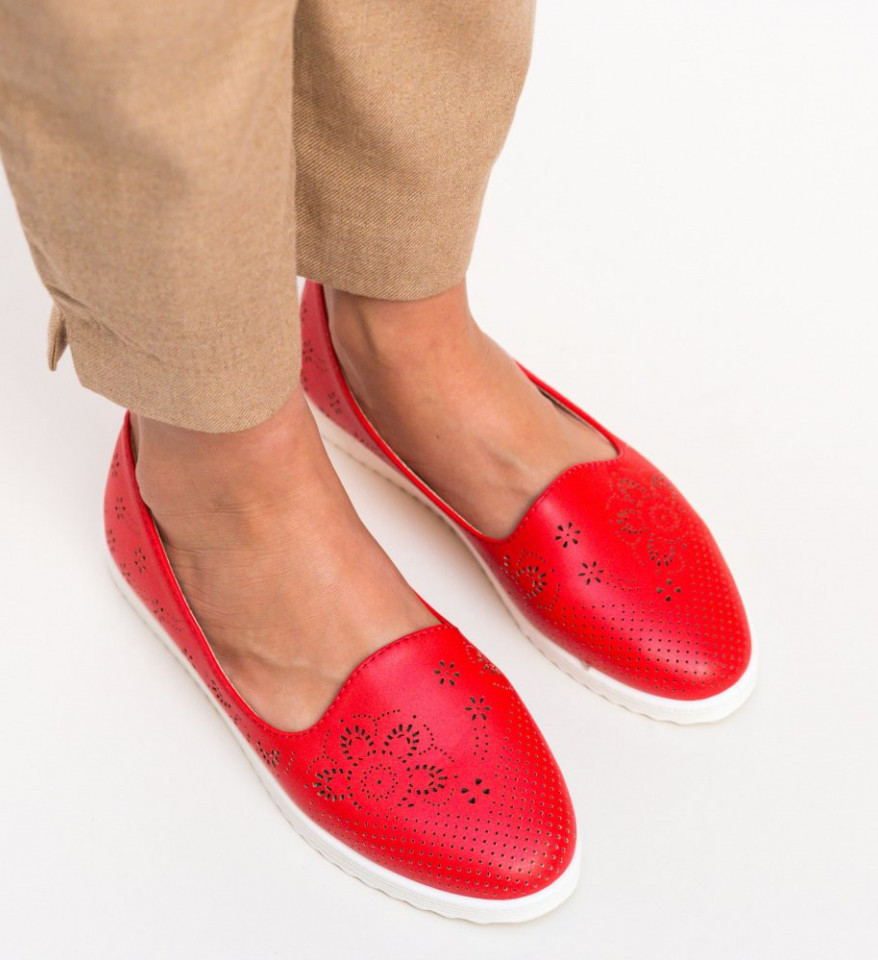 Καθημερινά παπούτσια Milye Κόκκινα