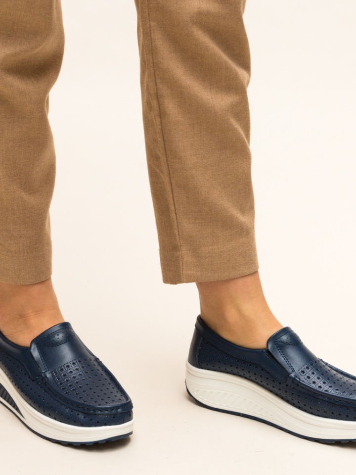 Καθημερινά παπούτσια Bicaz Σκούρο Μπλε - Img 9