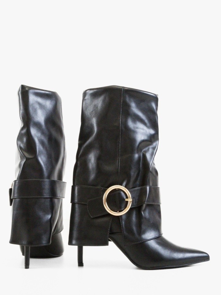 Μποτάκια αστραγάλου Jlep Μαύρα - Img 3