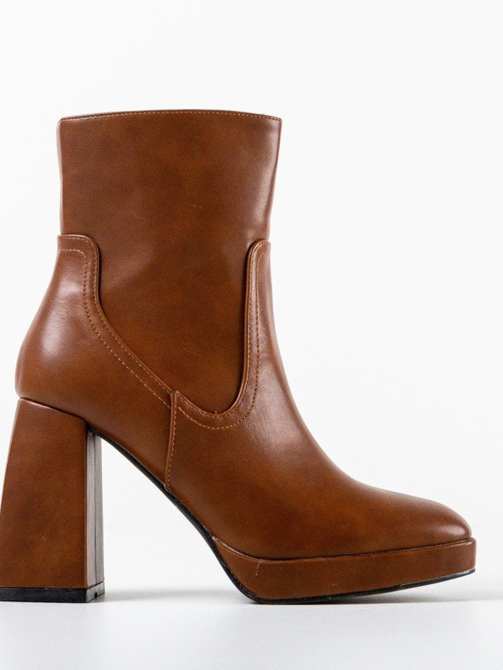 Μποτάκια αστραγάλου Nevin Καμηλό - Img 4