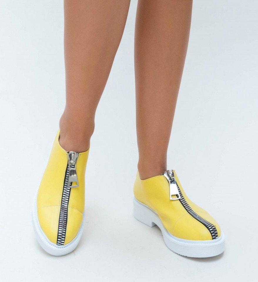 Καθημερινά παπούτσια Beuda Κίτρινα