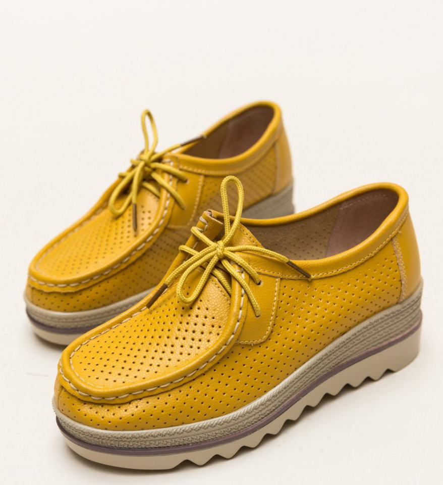 Καθημερινά παπούτσια Torino Κίτρινα