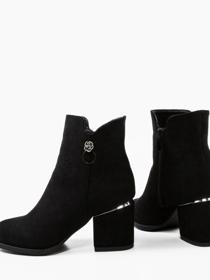 Μποτάκια αστραγάλου Reuben Μαύρα - Img 4