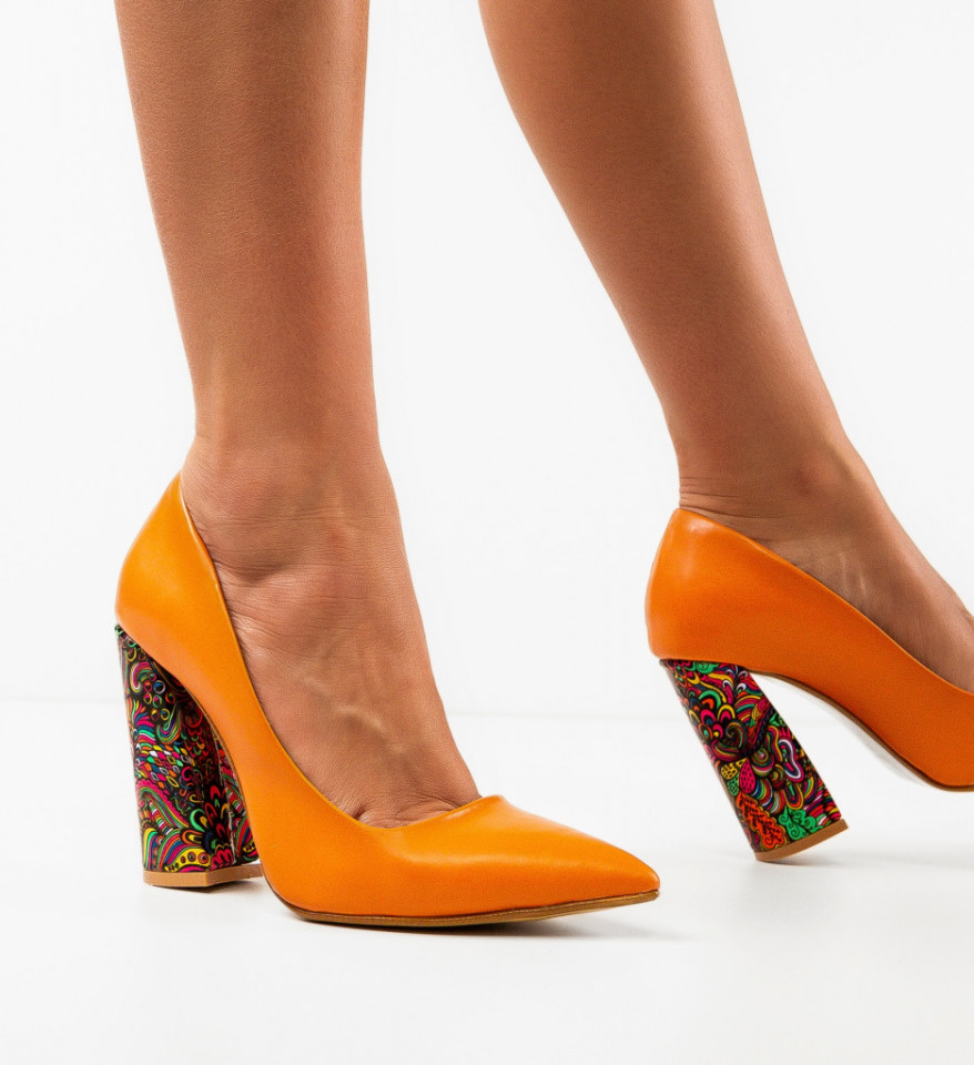 Παπούτσια Monina Πορτοκαλί