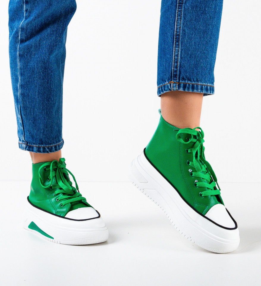 Αθλητικά παπούτσια Delacruz Πράσινα