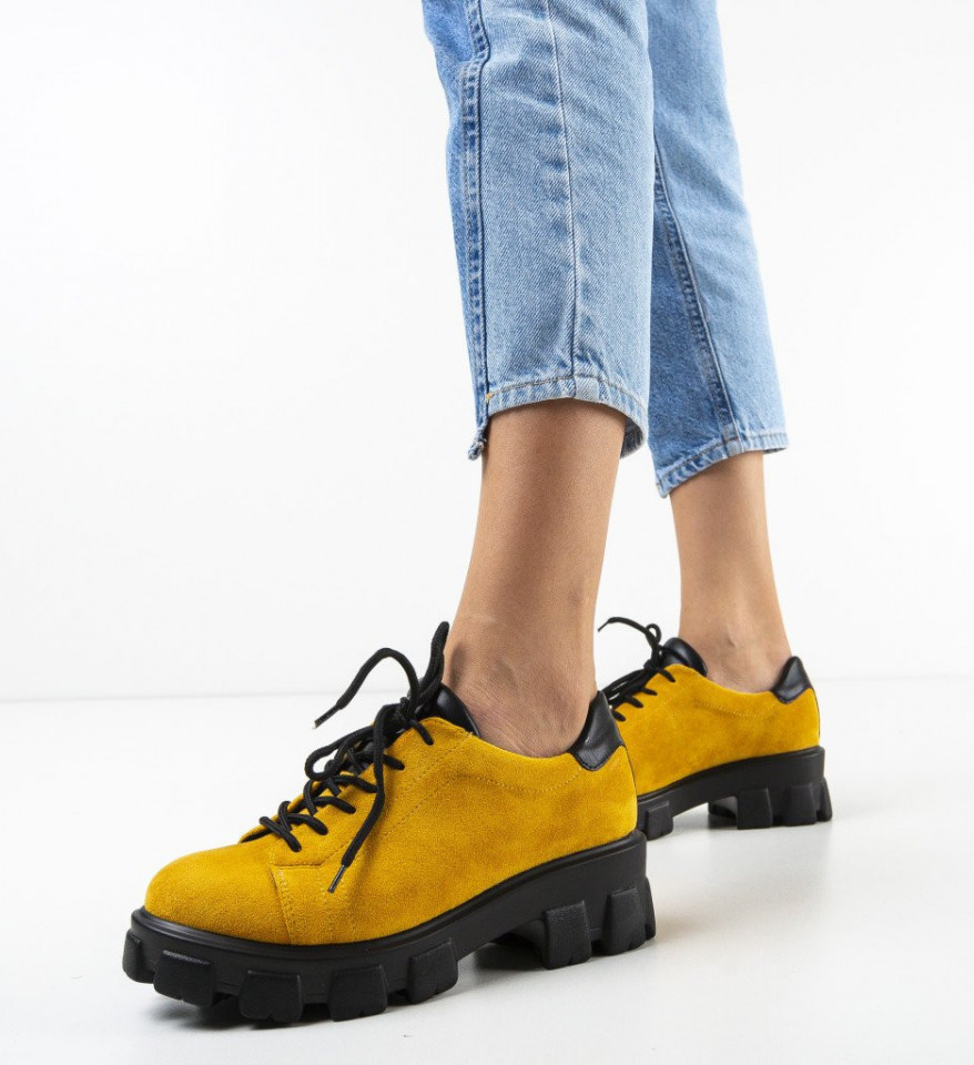 Καθημερινά παπούτσια Callan Κίτρινα