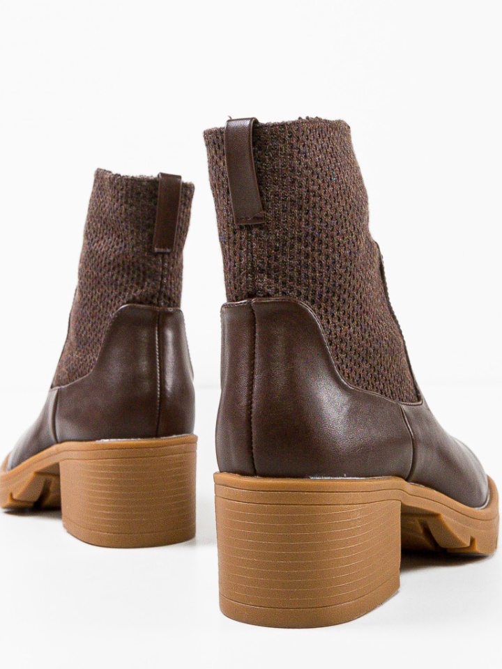 Μποτάκια Vanilla Καφέ - Img 7