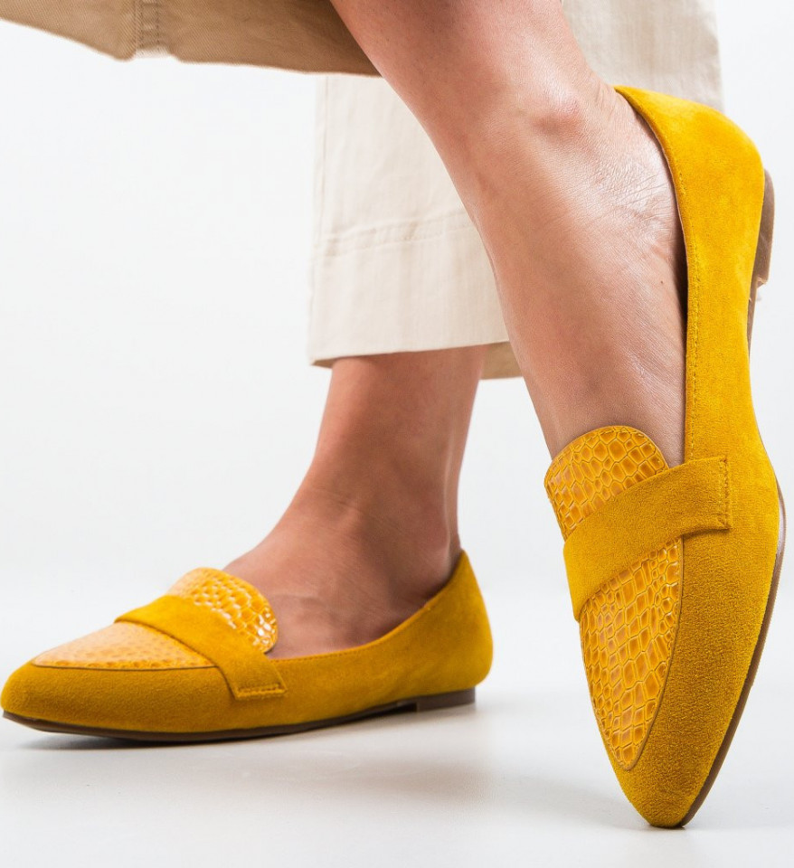 Καθημερινά παπούτσια Horr Κίτρινα
