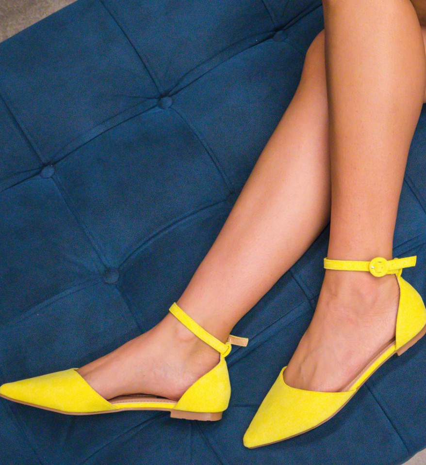 Καθημερινά παπούτσια Luxo Κίτρινα