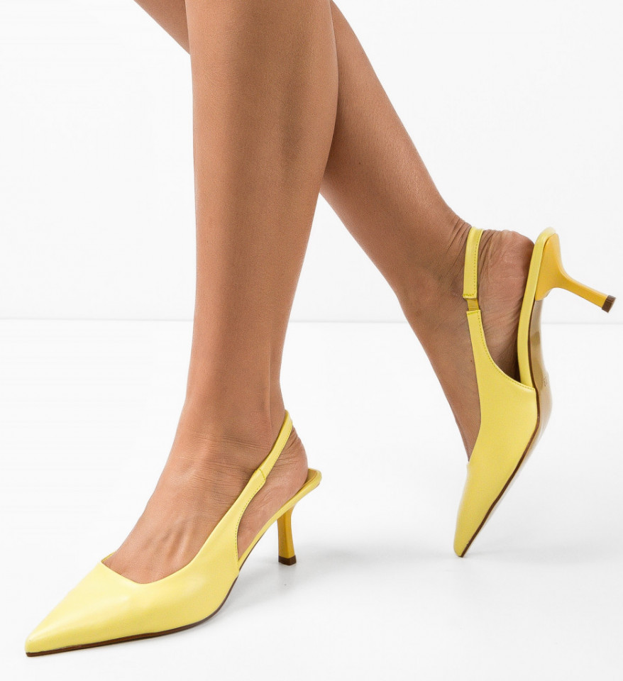 Παπούτσια Kobes Κίτρινα