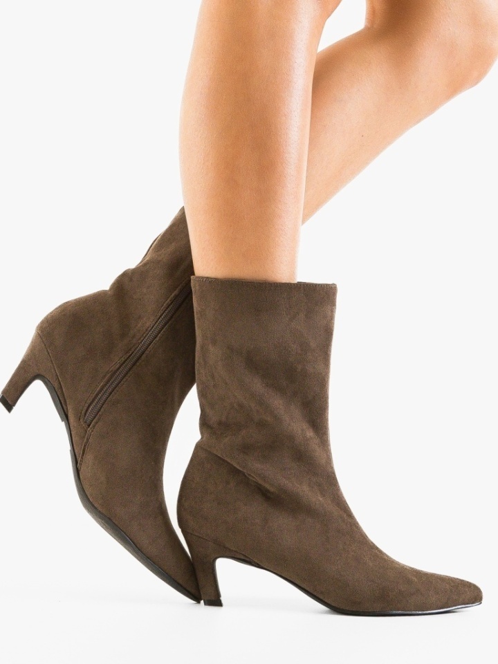 Μποτάκια αστραγάλου Jorana Χακί - Img 2
