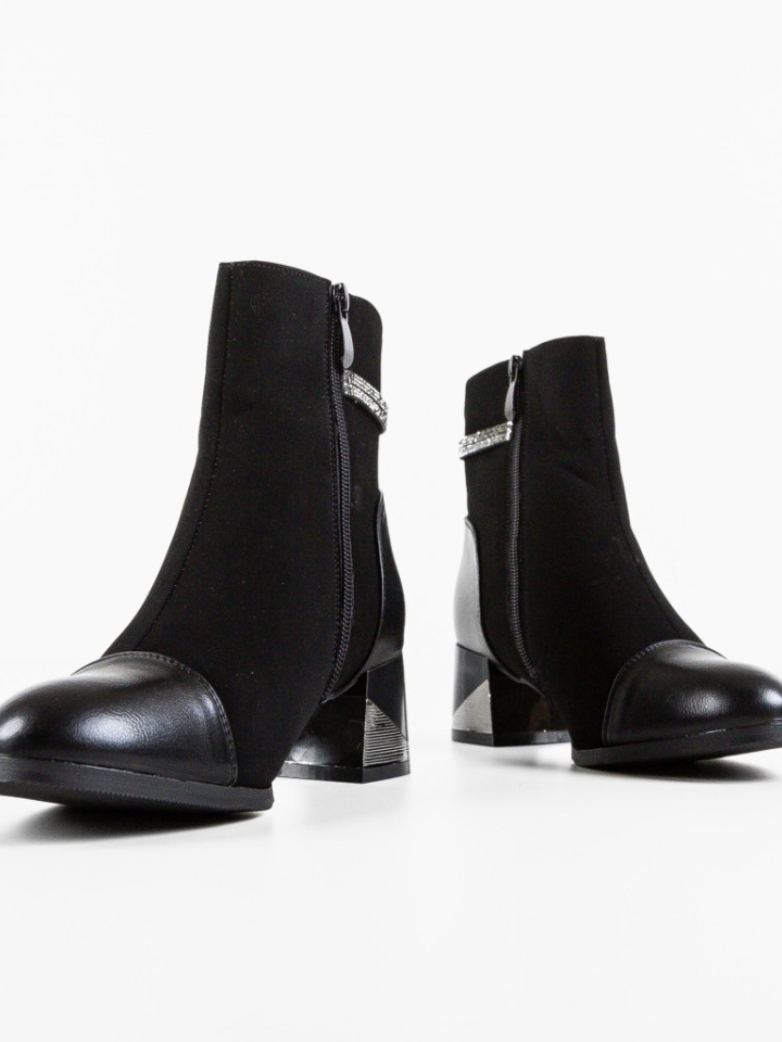 Μποτάκια αστραγάλου Riggs Μαύρα - Img 6