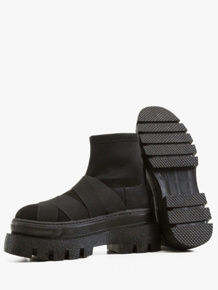 Μποτάκια Karena Μαύρα - Img 3