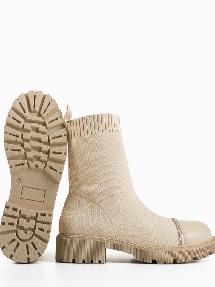 Μποτάκια Maram Μπεζ - Img 7