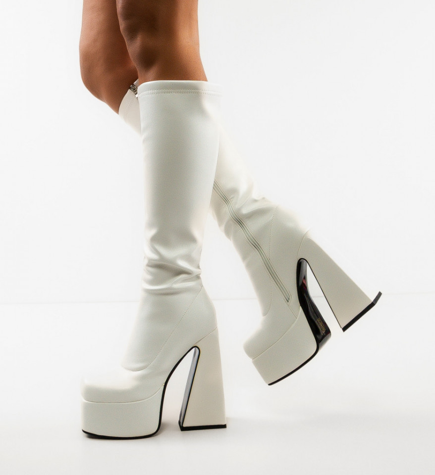 Μπότες Florencia Λευκά