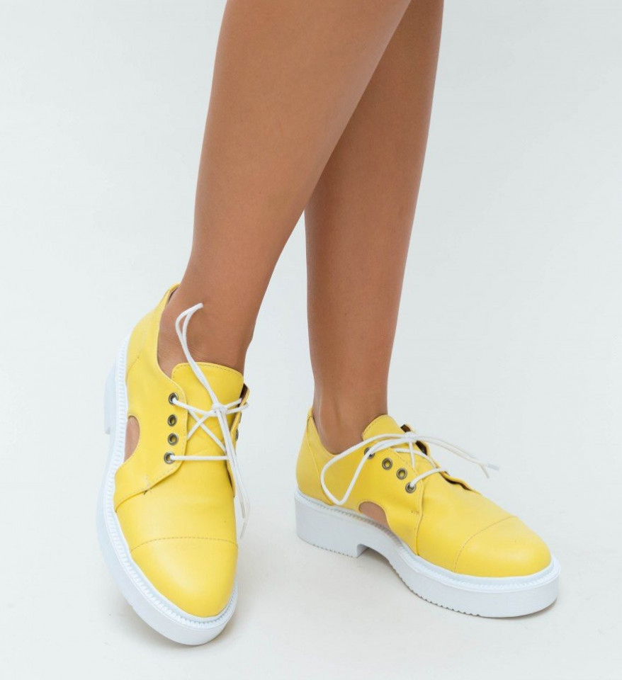 Καθημερινά παπούτσια Pepi Κίτρινα