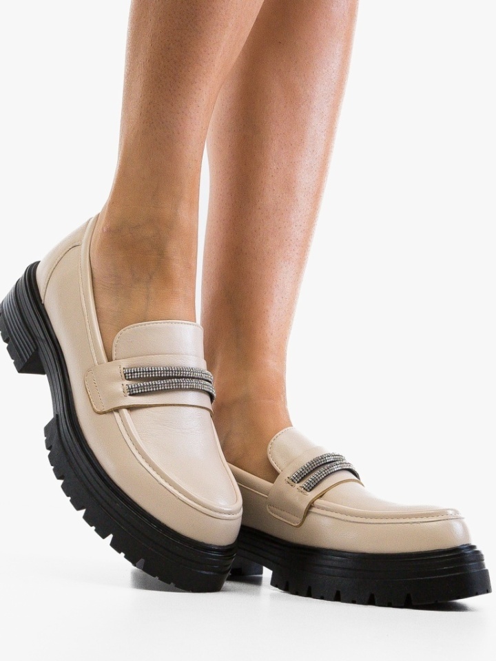 Καθημερινά παπούτσια Uster Μπεζ - Img 5