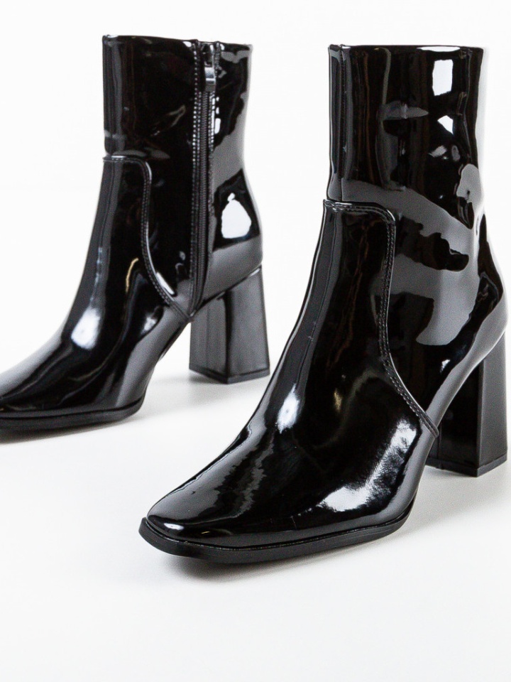 Μποτάκια αστραγάλου Rafino Μαύρα - Img 12