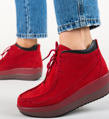 Καθημερινά παπούτσια Lennon Κόκκινα