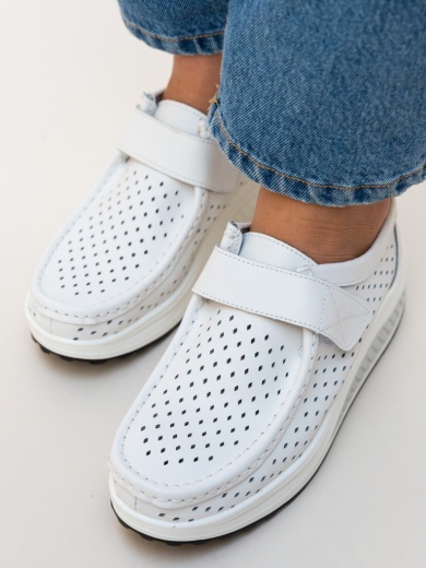 Καθημερινά παπούτσια Pantofi Casual Bozta Albi Λευκά
