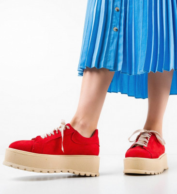 Καθημερινά παπούτσια Dylyan Κόκκινα