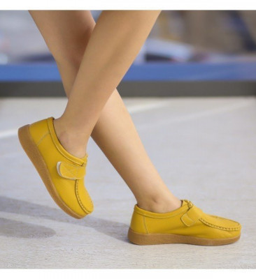 Καθημερινά παπούτσια Monta Κίτρινα