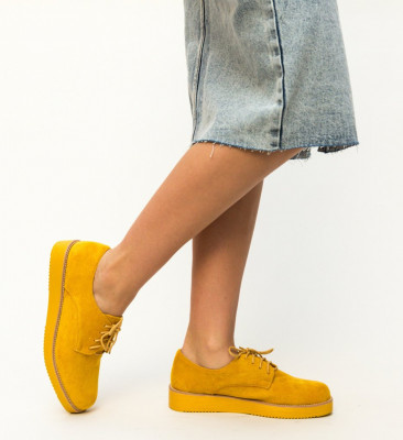 Καθημερινά παπούτσια Burgas Κίτρινα