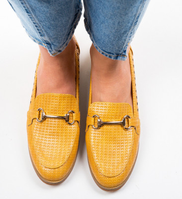 Καθημερινά παπούτσια Gaia Κίτρινα