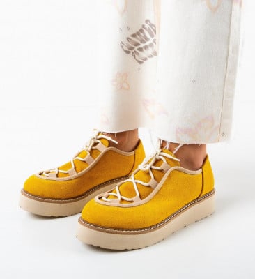 Καθημερινά παπούτσια Kaiesc Κίτρινα