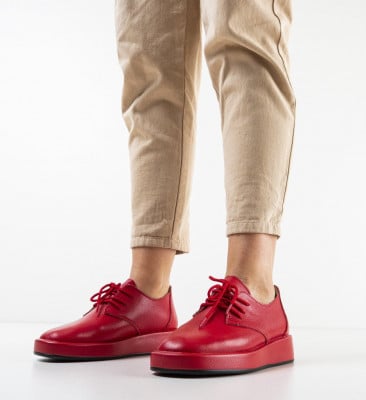 Καθημερινά παπούτσια Sharples Κόκκινα