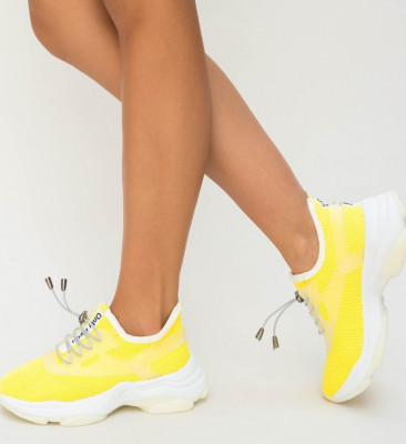 Αθλητικά παπούτσια Kesde Κίτρινα