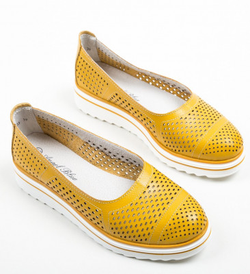Καθημερινά παπούτσια Garre Κίτρινα