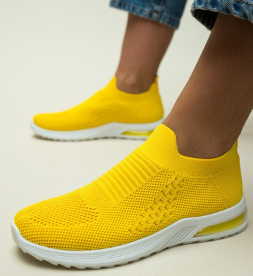 Αθλητικά παπούτσια Domonic Κίτρινα