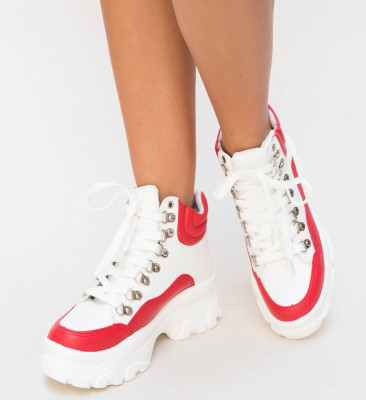 Αθλητικά παπούτσια Tibi Κόκκινα