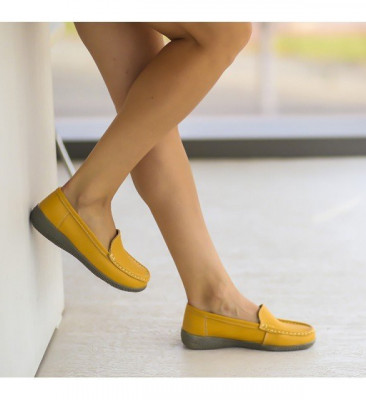 Καθημερινά παπούτσια Leida Κίτρινα