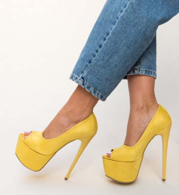 Παπούτσια Brady Κίτρινα