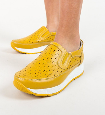 Καθημερινά παπούτσια Ferne Κίτρινα
