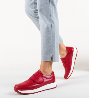 Καθημερινά παπούτσια Hoffman Κόκκινα