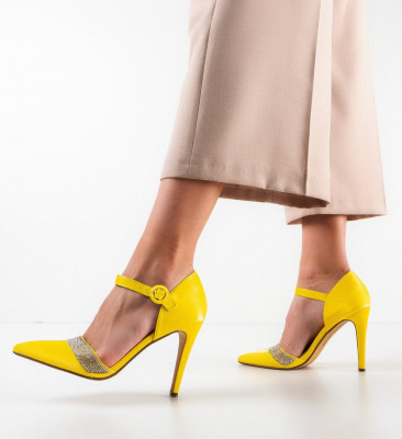 Παπούτσια Sidra Κίτρινα