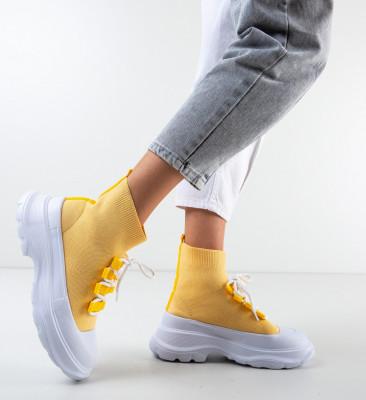 Αθλητικά παπούτσια Solare Κίτρινα