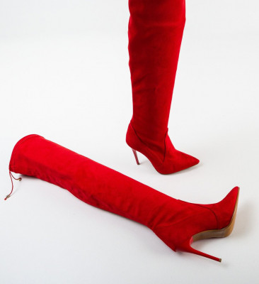 Μπότες Nicolette 2 Κόκκινα