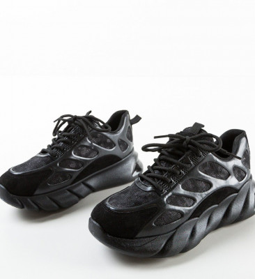 Αθλητικά παπούτσια Idris Μαύρα